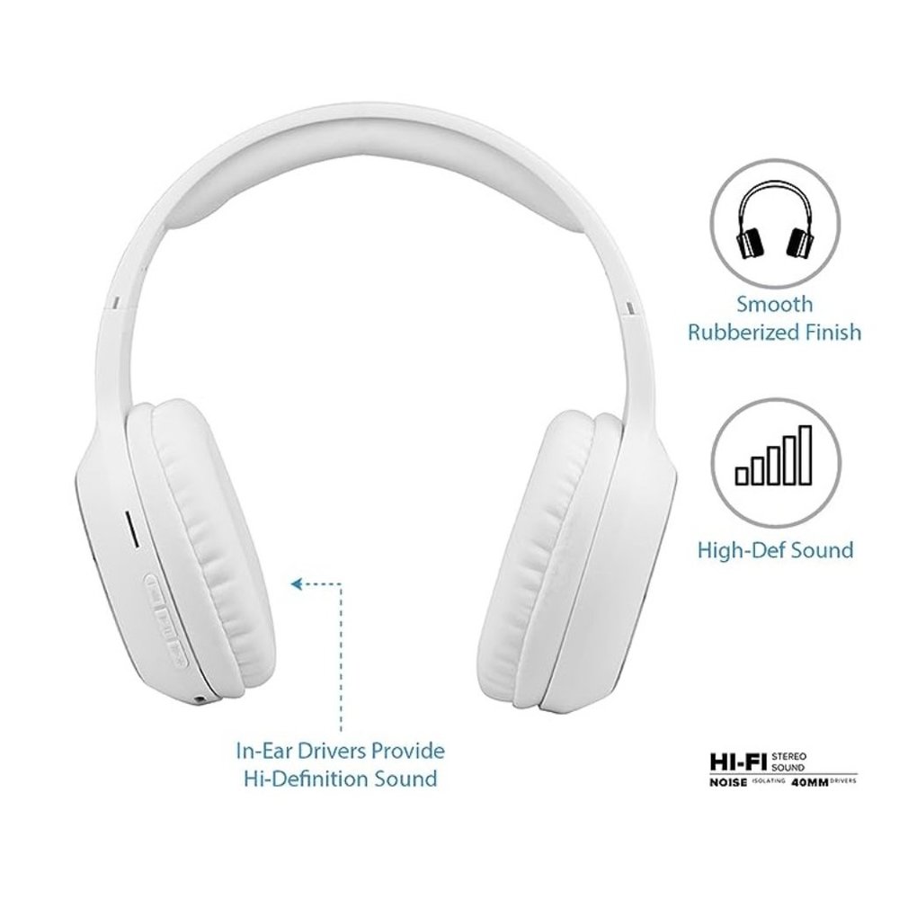 🎁 CYLO FREEWAVE Wireless Bluetooth Over Ear Headphones Lightweight Stereo
